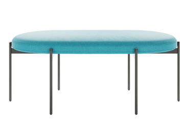 CAILLOU - Upholstered fabric bench by Liu Jo Living Collection - view 3